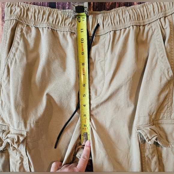 Aeropostale Men's Size Medium Tan Cargo Jogger Pull On Pockets Casual - Picture 8 of 9